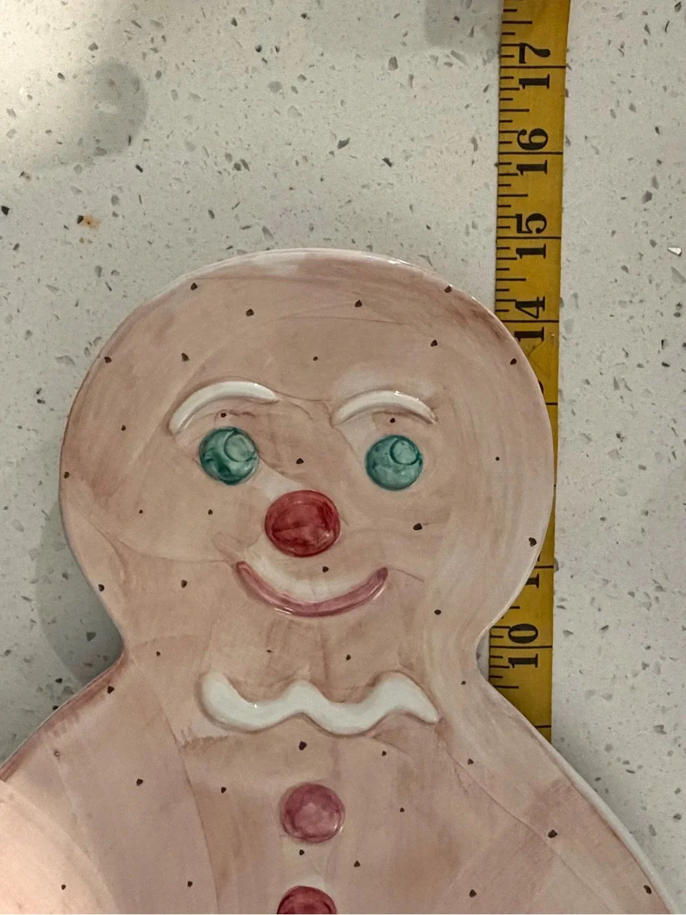 Vintage Bloomingdale’s Gingerbread Man Platter Christmas 15”